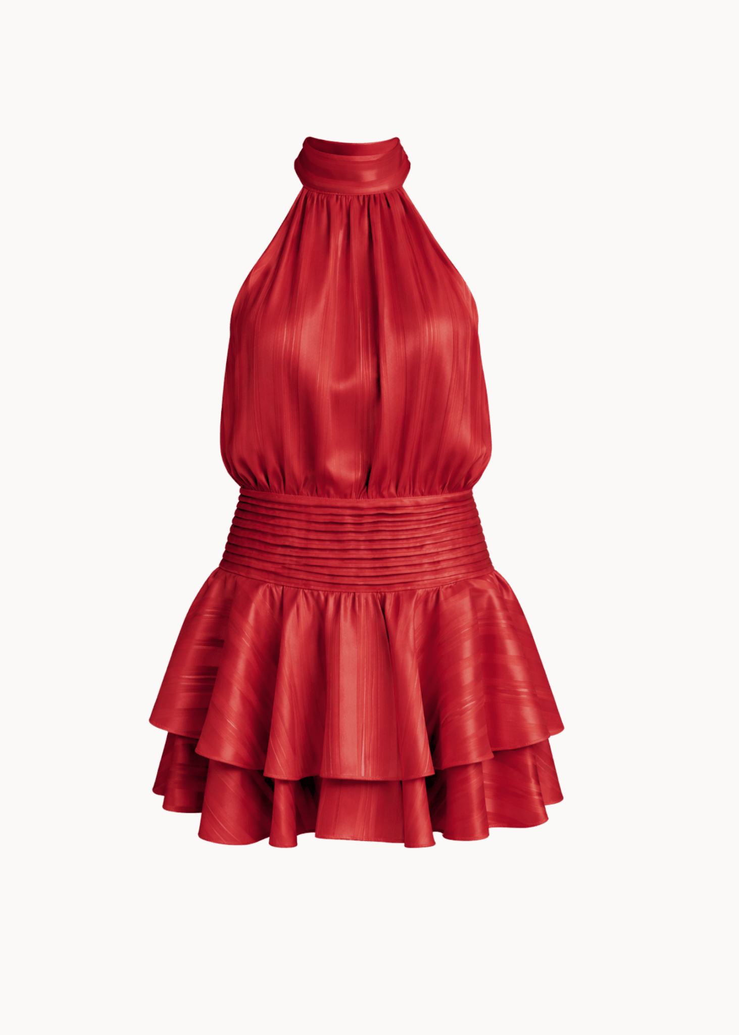 Nora Flair Mini Kjole - Rød - ByStenholt.dk