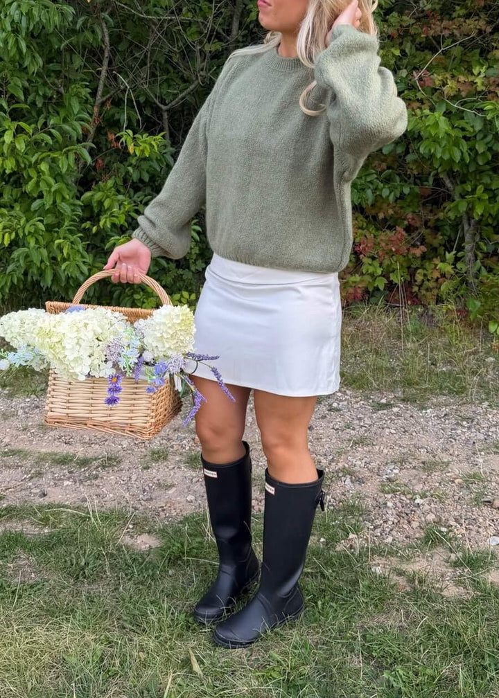 Nora Mini Nederdel - Hvid - ByStenholt.dk