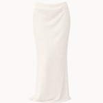 Norma Blonde Maxi Nederdel - Hvid - ByStenholt.dk