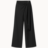 Nula Bukser med Crossover og spænde - Sort - ByStenholt.dk