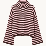 Odette Zip Cardigan - Lyserød - ByStenholt.dk