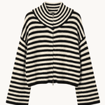 Odette Zip Cardigan - Mørkebrun - ByStenholt.dk
