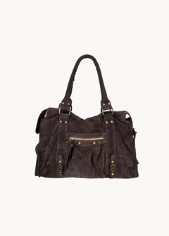 Paris Ruskind Taske - Mørkebrun - ByStenholt.dk