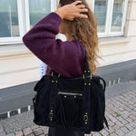 Paris Ruskind Taske - Sort - ByStenholt.dk