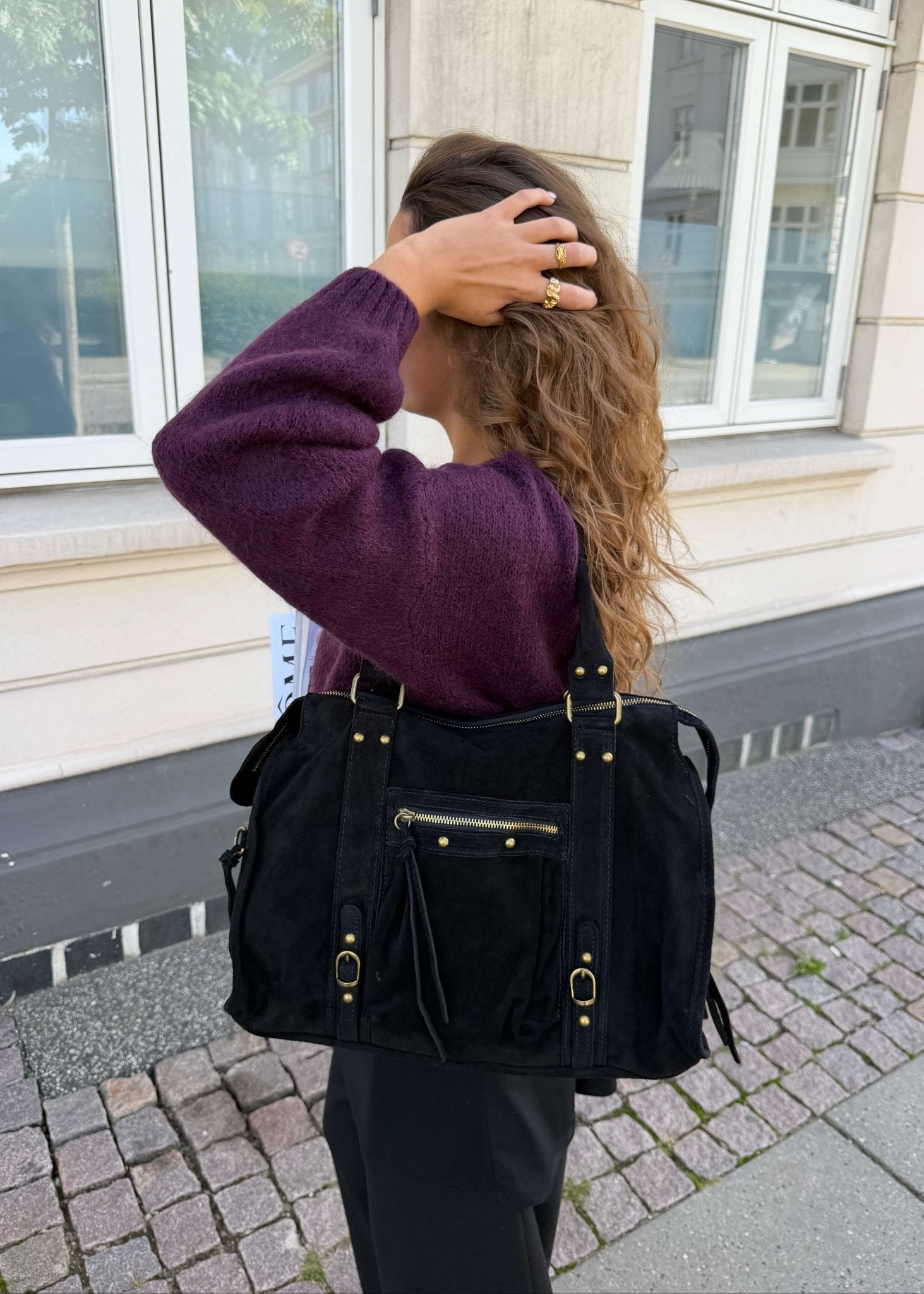 Paris Ruskind Taske - Sort - ByStenholt.dk