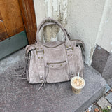Paris Ruskind Taske - Taupe - ByStenholt.dk
