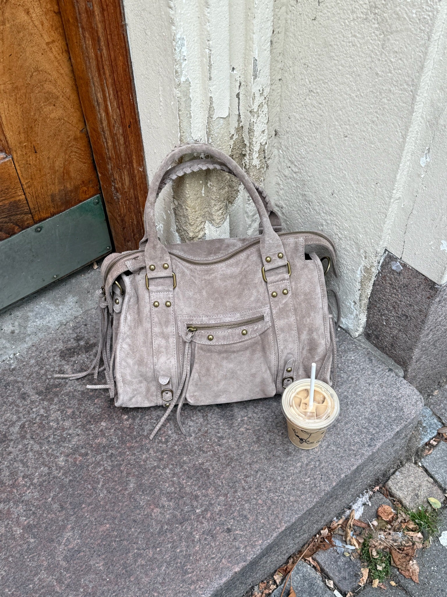 Paris Ruskind Taske - Taupe - ByStenholt.dk