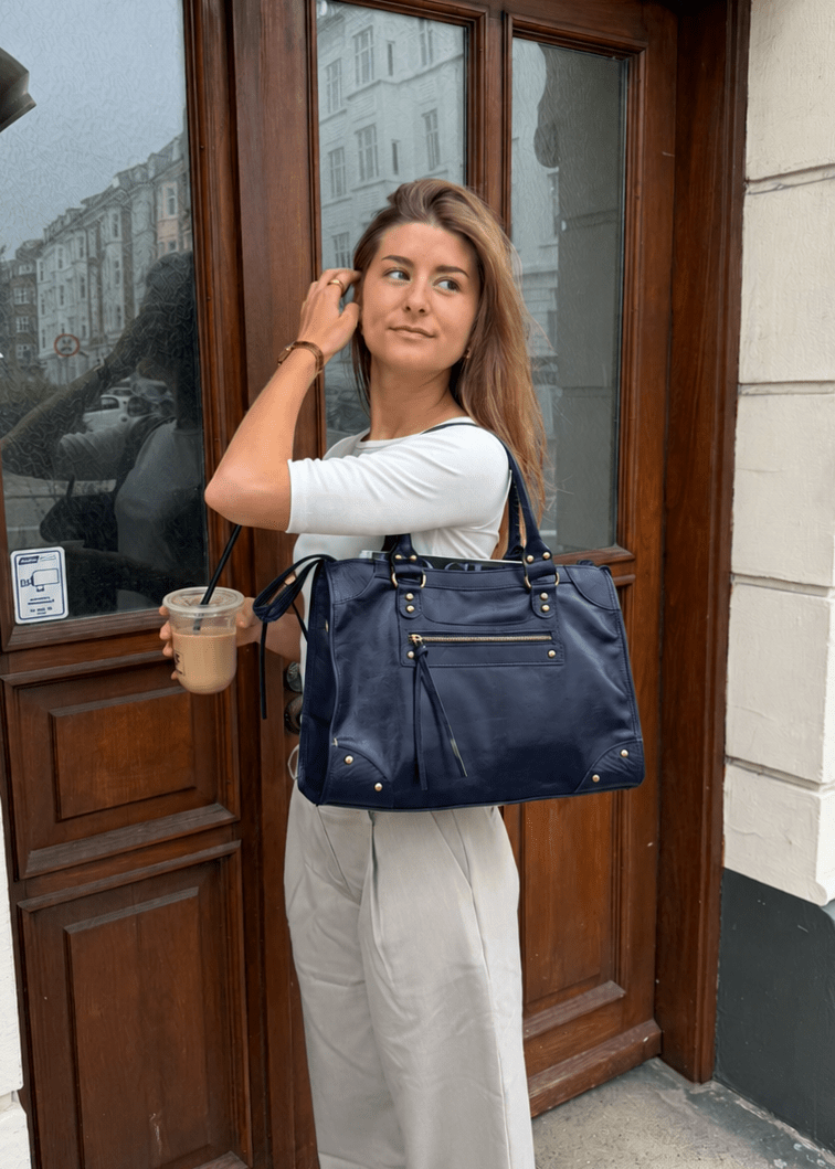 Pisa Taske - Navy - ByStenholt.dk