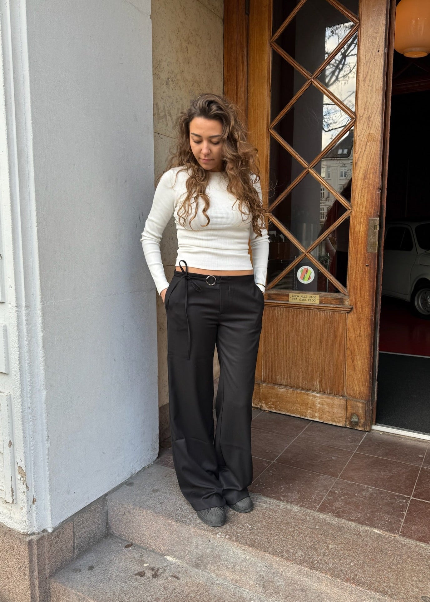 Rio Habitbukser med Metalring - Sort - ByStenholt.dk