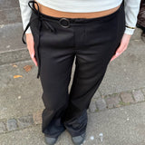 Rio Habitbukser med Metalring - Sort - ByStenholt.dk