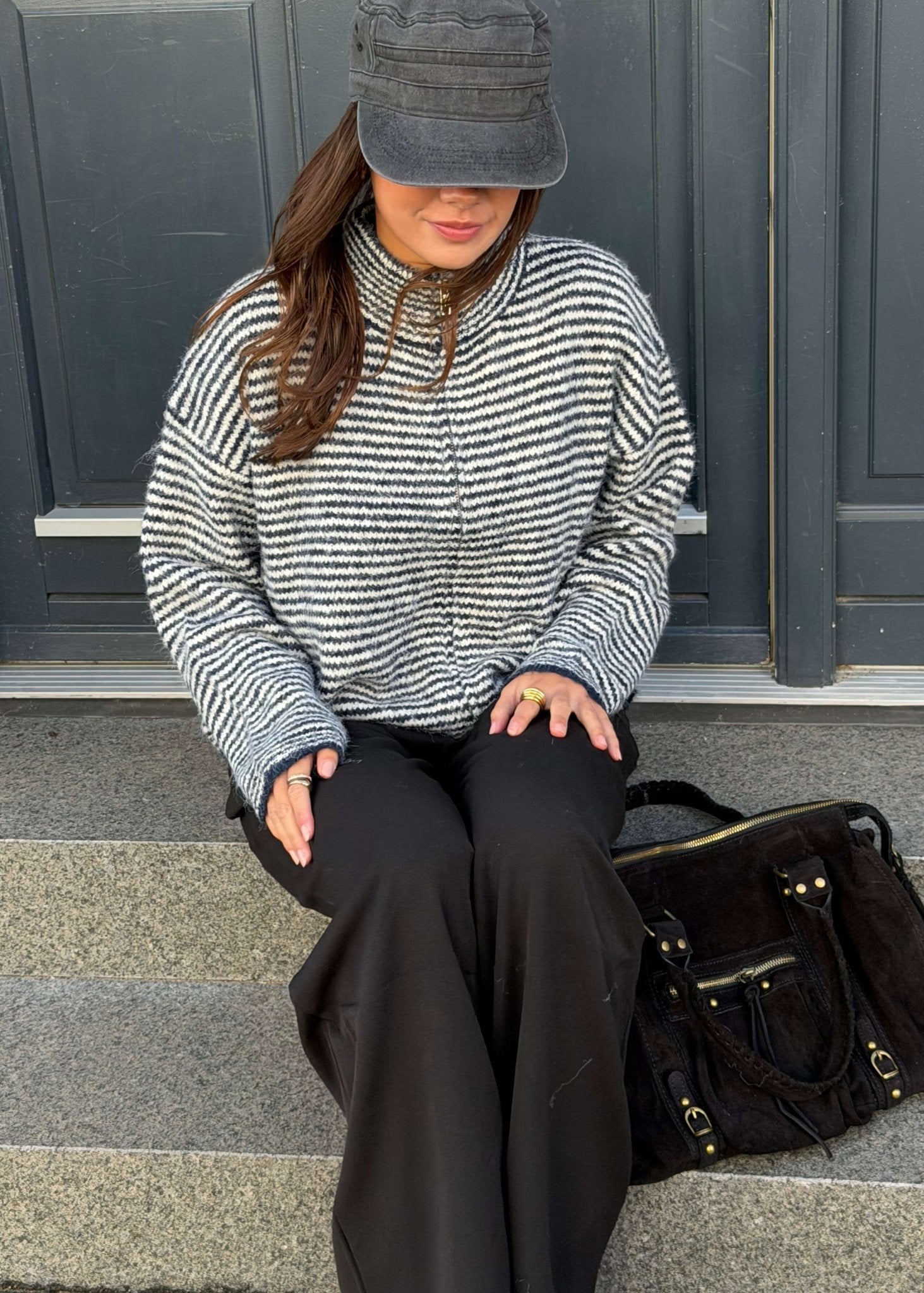 Ronja Zip Cardigan - Grå - ByStenholt.dk
