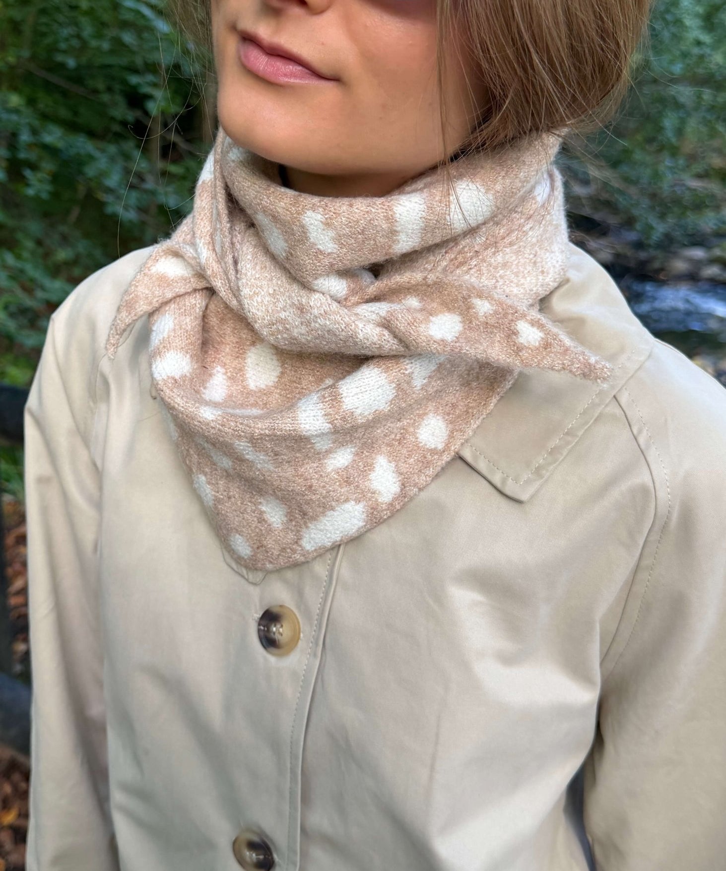 Rory Halstørklæde - Bambi Beige - ByStenholt.dk