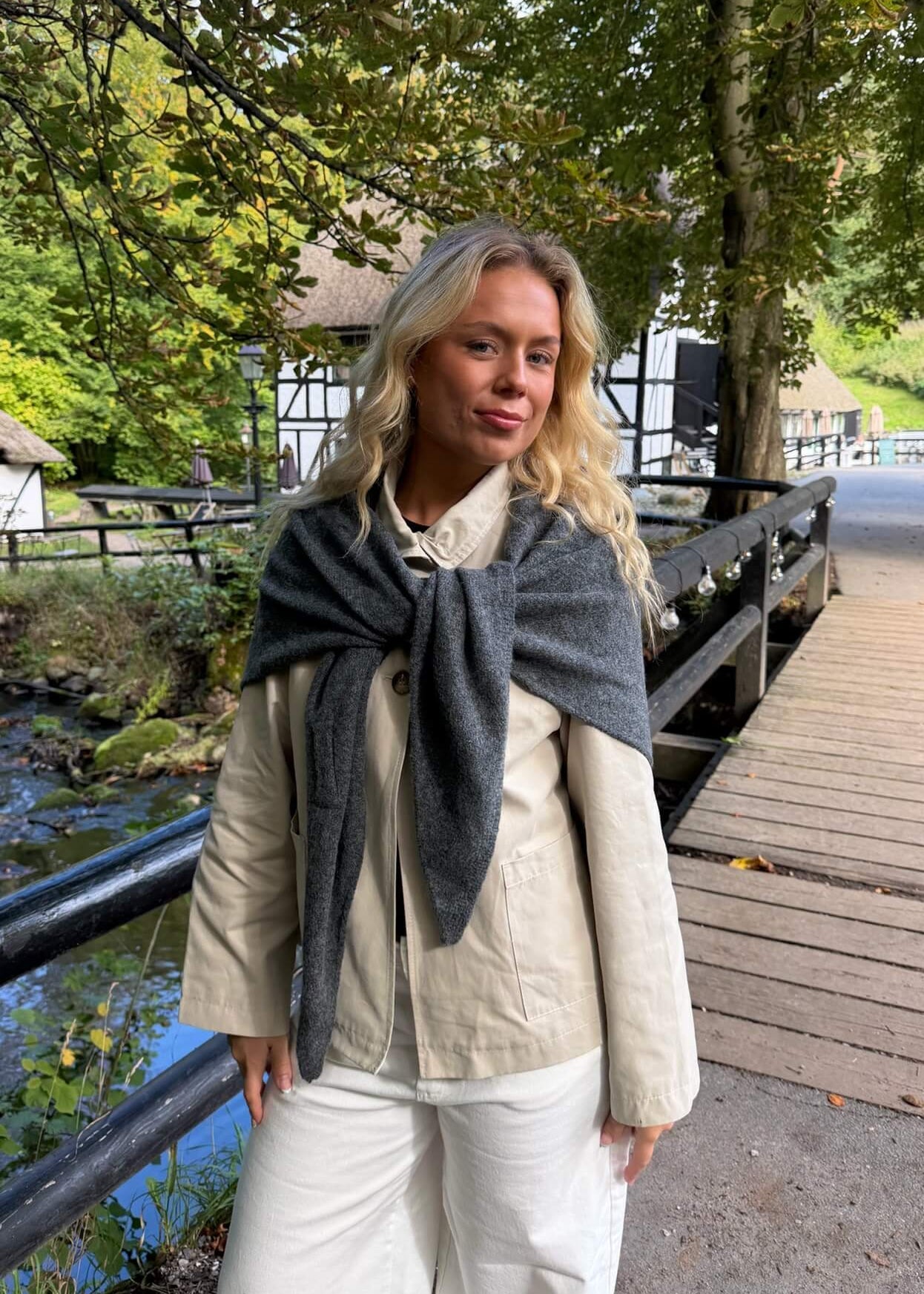 Rory Tørklæde - Grå - ByStenholt.dk