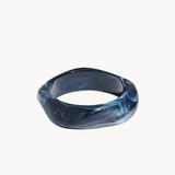 Ruby Chunky Bangle - Blå - ByStenholt.dk