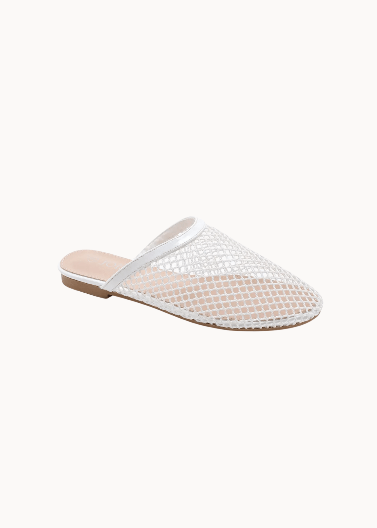 Sandaler med net - Hvid - ByStenholt.dk