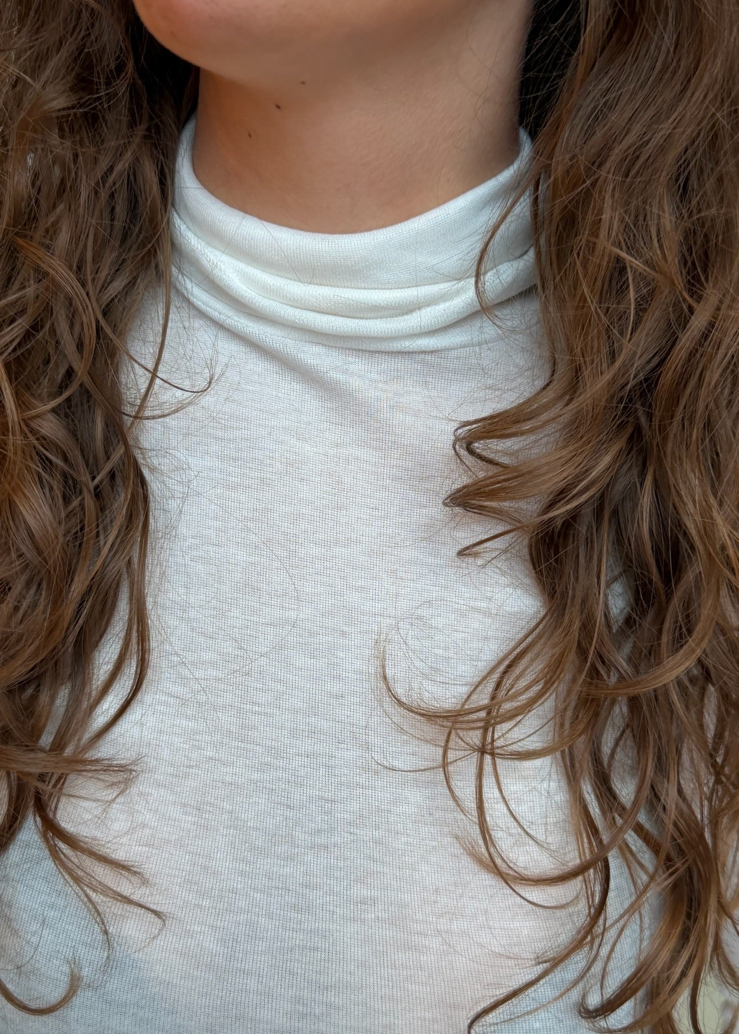 Sarah Soft Turtleneck - Hvid - ByStenholt.dk