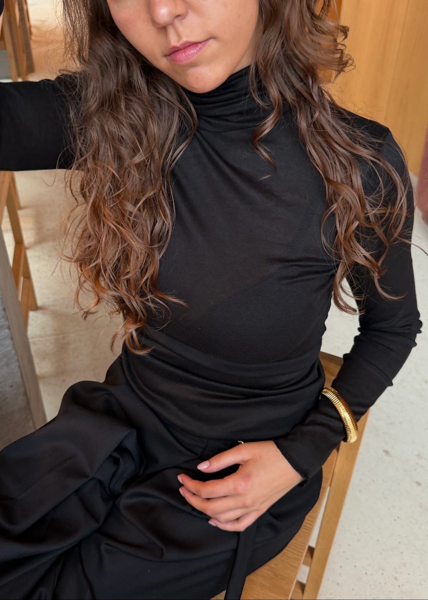 Sarah Soft Turtleneck - Sort - ByStenholt.dk