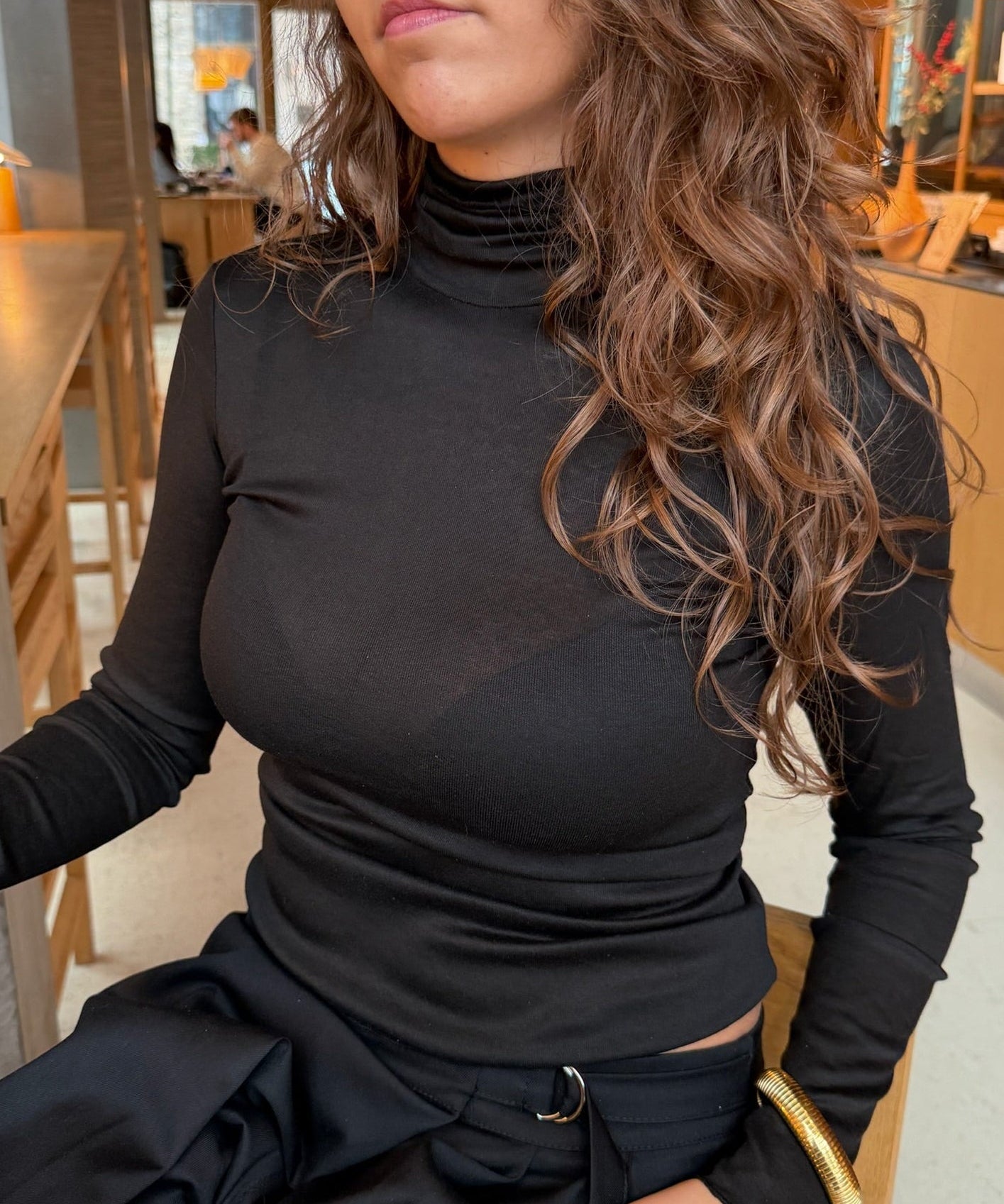 Sarah Soft Turtleneck - Sort - ByStenholt.dk