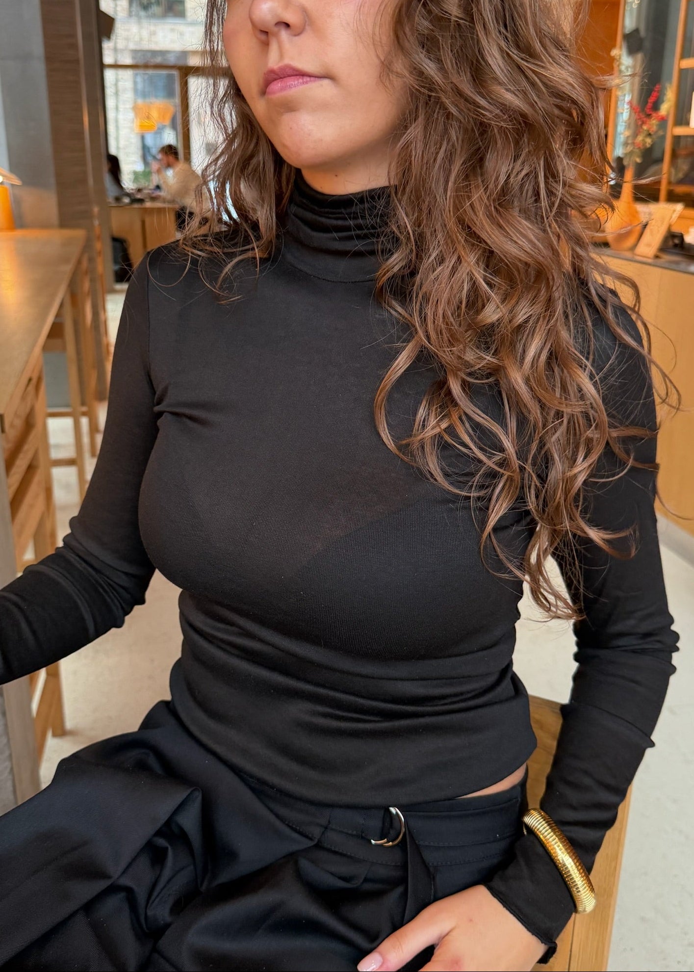 Sarah Soft Turtleneck - Sort - ByStenholt.dk