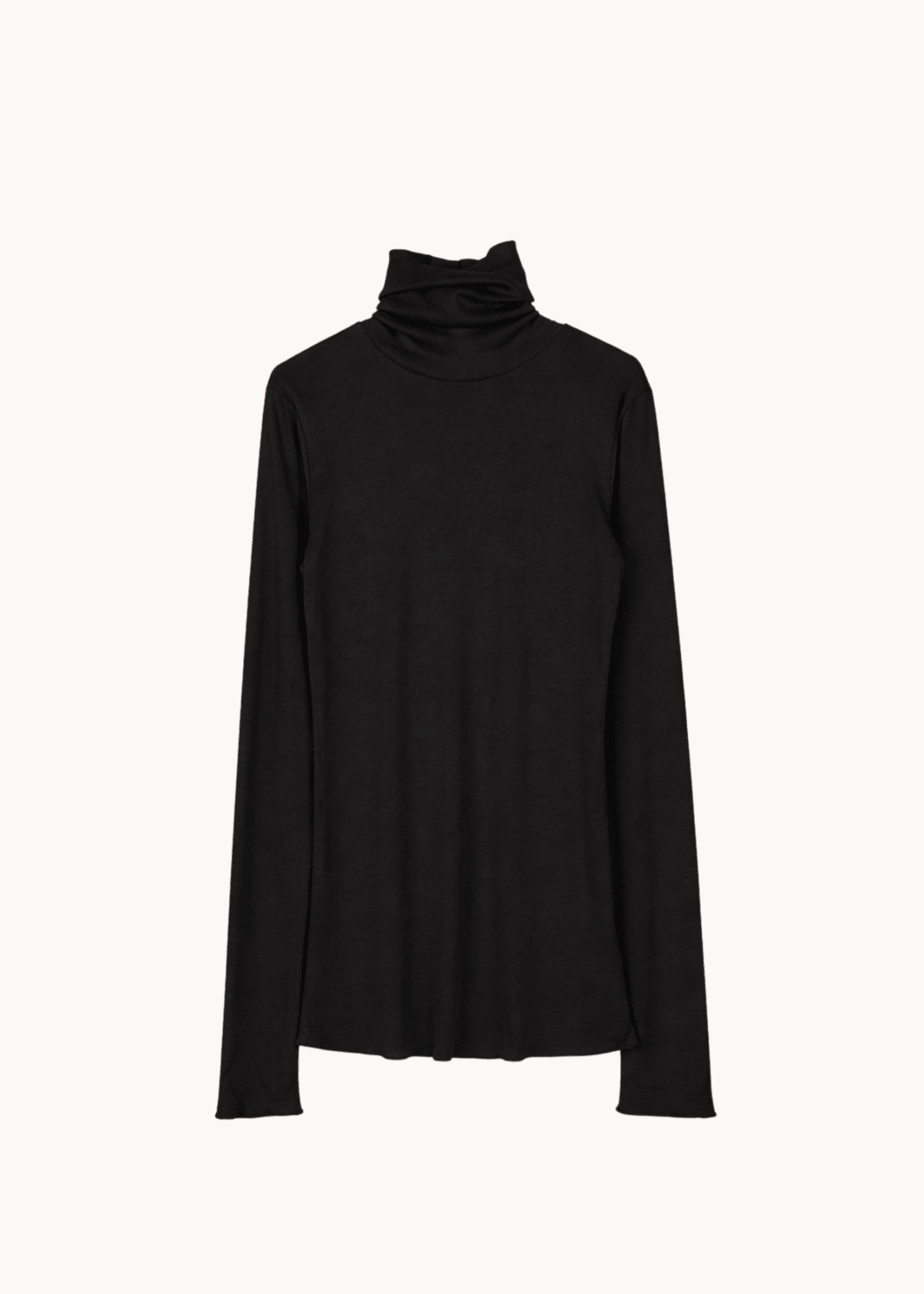 Sarah Soft Turtleneck - Sort - ByStenholt.dk