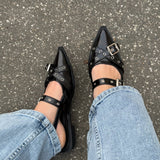 Seline Slingbacks - Sort - ByStenholt.dk