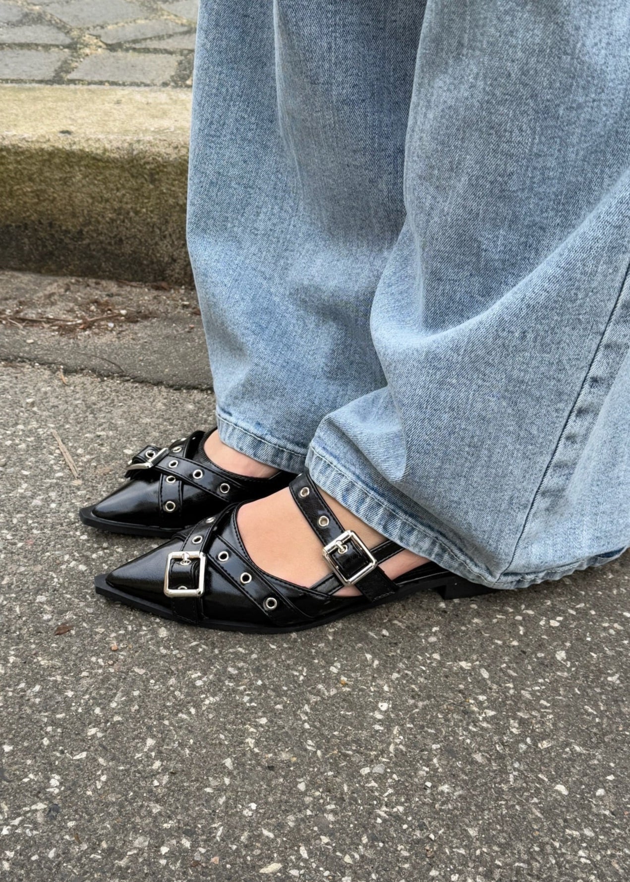 Seline Slingbacks - Sort - ByStenholt.dk