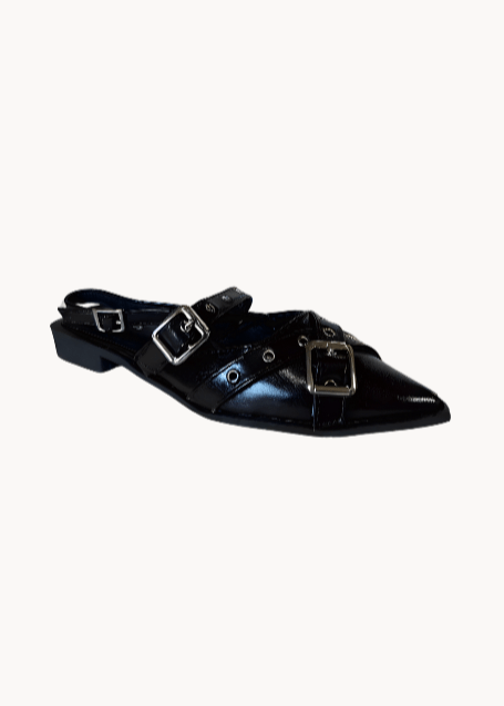 Seline Slingbacks - Sort - ByStenholt.dk