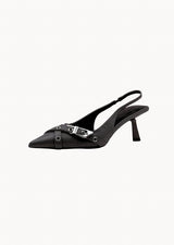 Selma Slingback Pumps - Sort - ByStenholt.dk