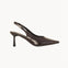 Serena Slingback Pumps - Mørkebrun - ByStenholt.dk