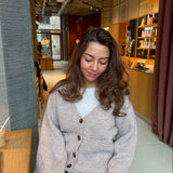Sia Cardigan - Taupe - ByStenholt.dk