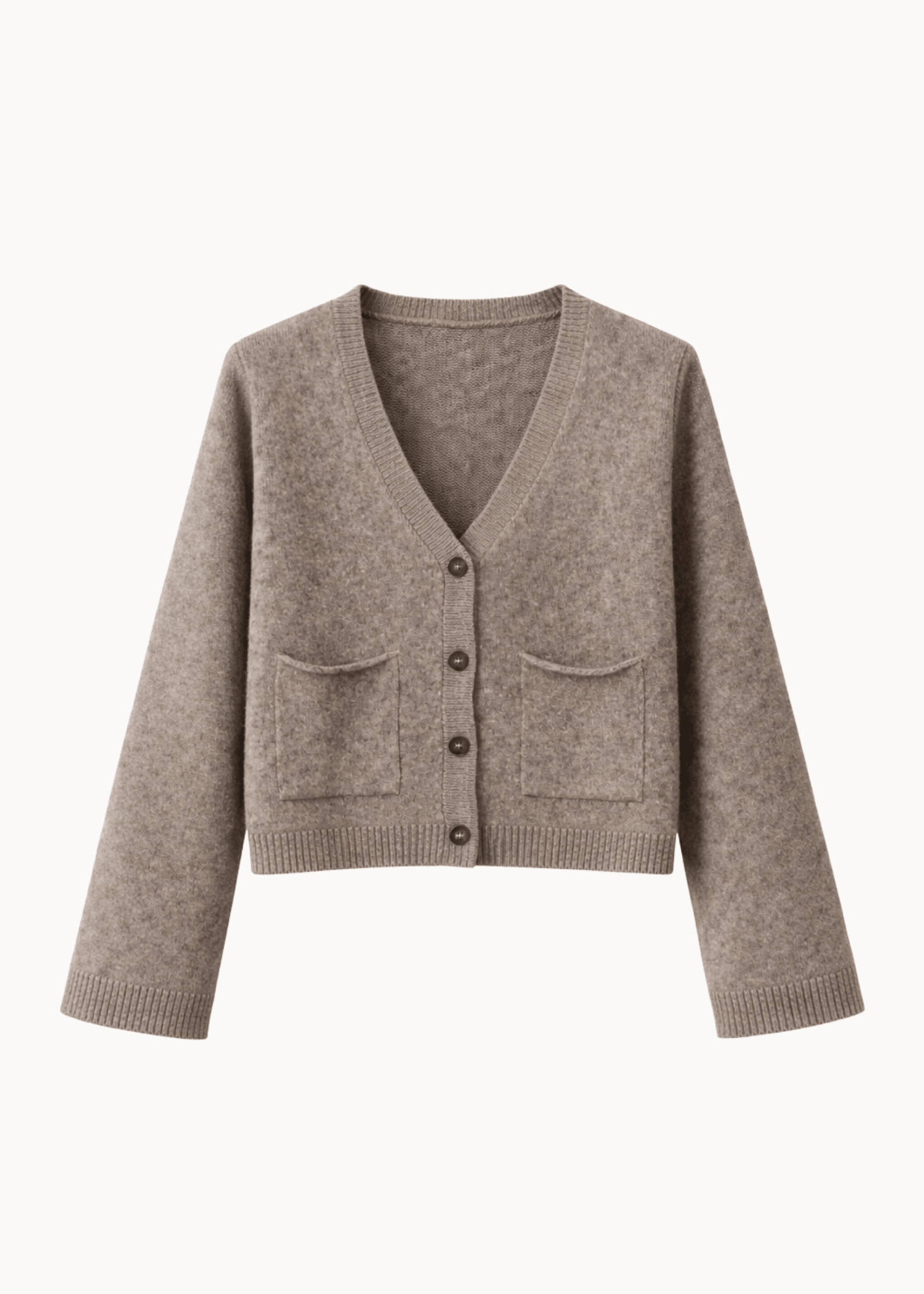 Sia Cardigan - Taupe - ByStenholt.dk