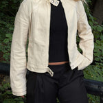 Sia Fitted Jakke - Beige - ByStenholt.dk