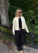 Sia Fitted Jakke - Beige - ByStenholt.dk