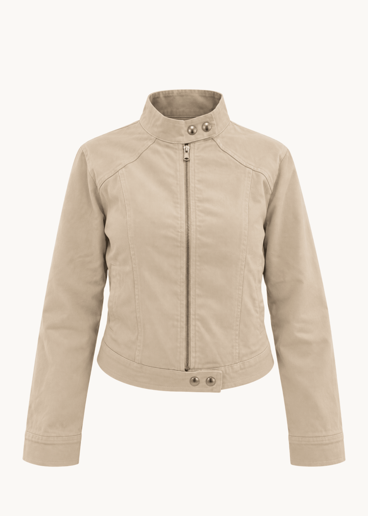 Sia Fitted Jakke - Beige - ByStenholt.dk