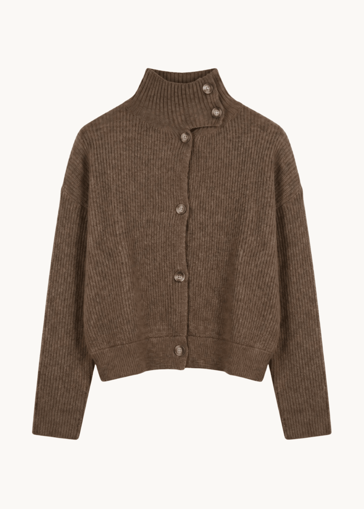 Sienna Strik Cardigan - Brun - ByStenholt.dk