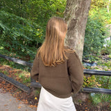 Sienna Strik Cardigan - Brun - ByStenholt.dk