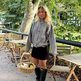 Sienna Strik Cardigan - Grå - ByStenholt.dk