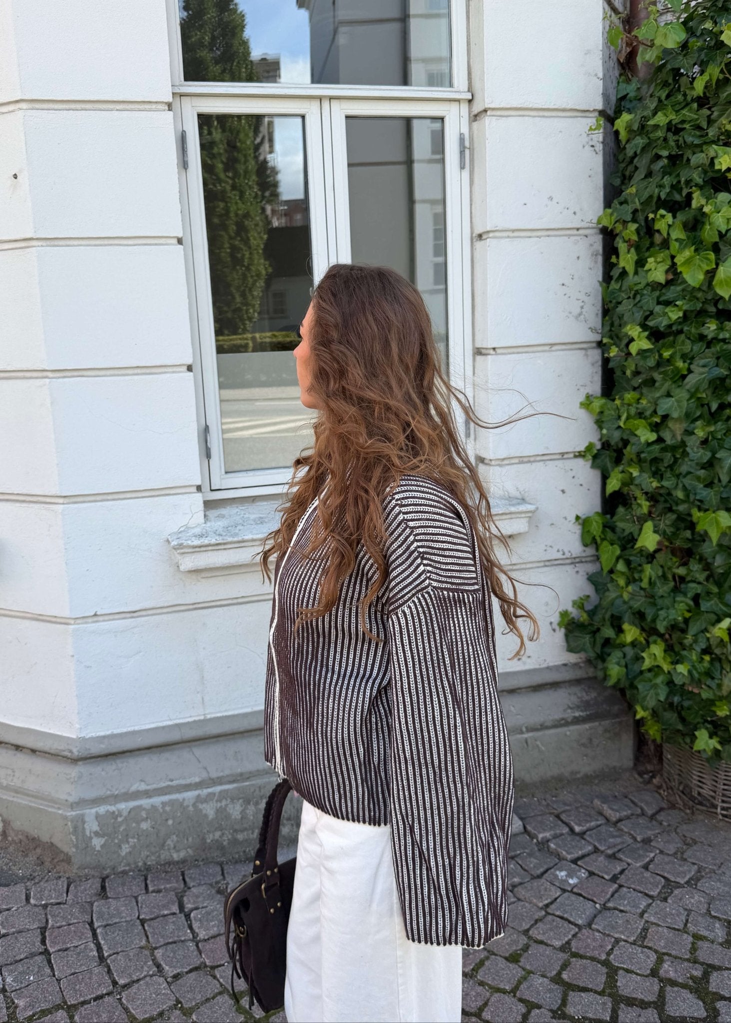 Sigrid Zip Cardigan - Mørkebrun - ByStenholt.dk