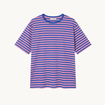 Silja Stribet T-shirt - Blå/Pink - ByStenholt.dk