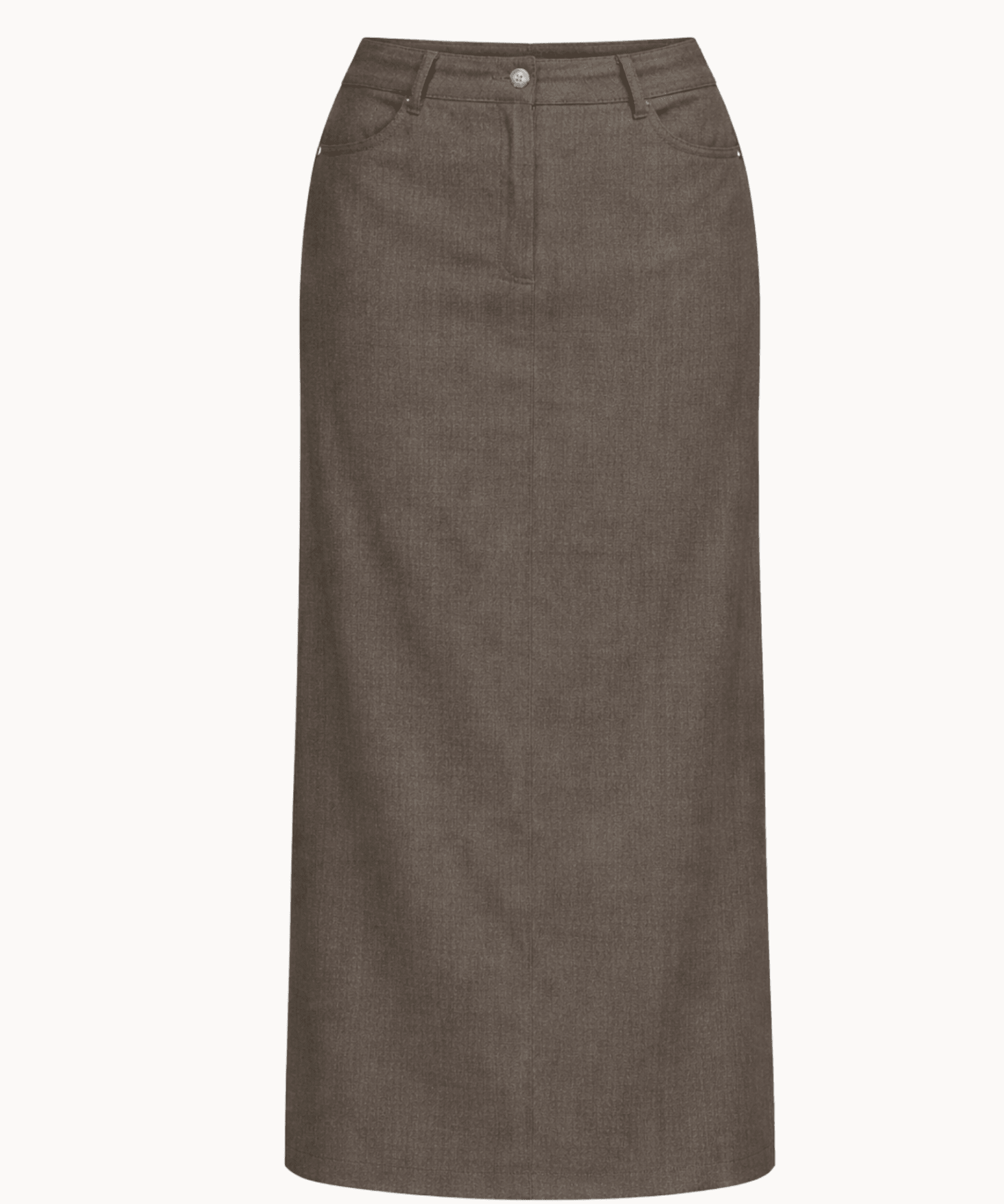 Sira Maxi Nederdel - Mørkebrun - ByStenholt.dk