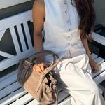 Sira Vest - Hvid - ByStenholt.dk