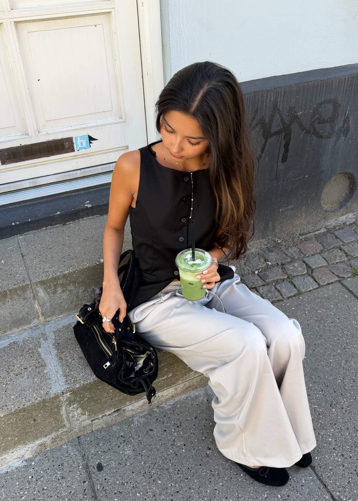 Sira Vest - Sort - ByStenholt.dk