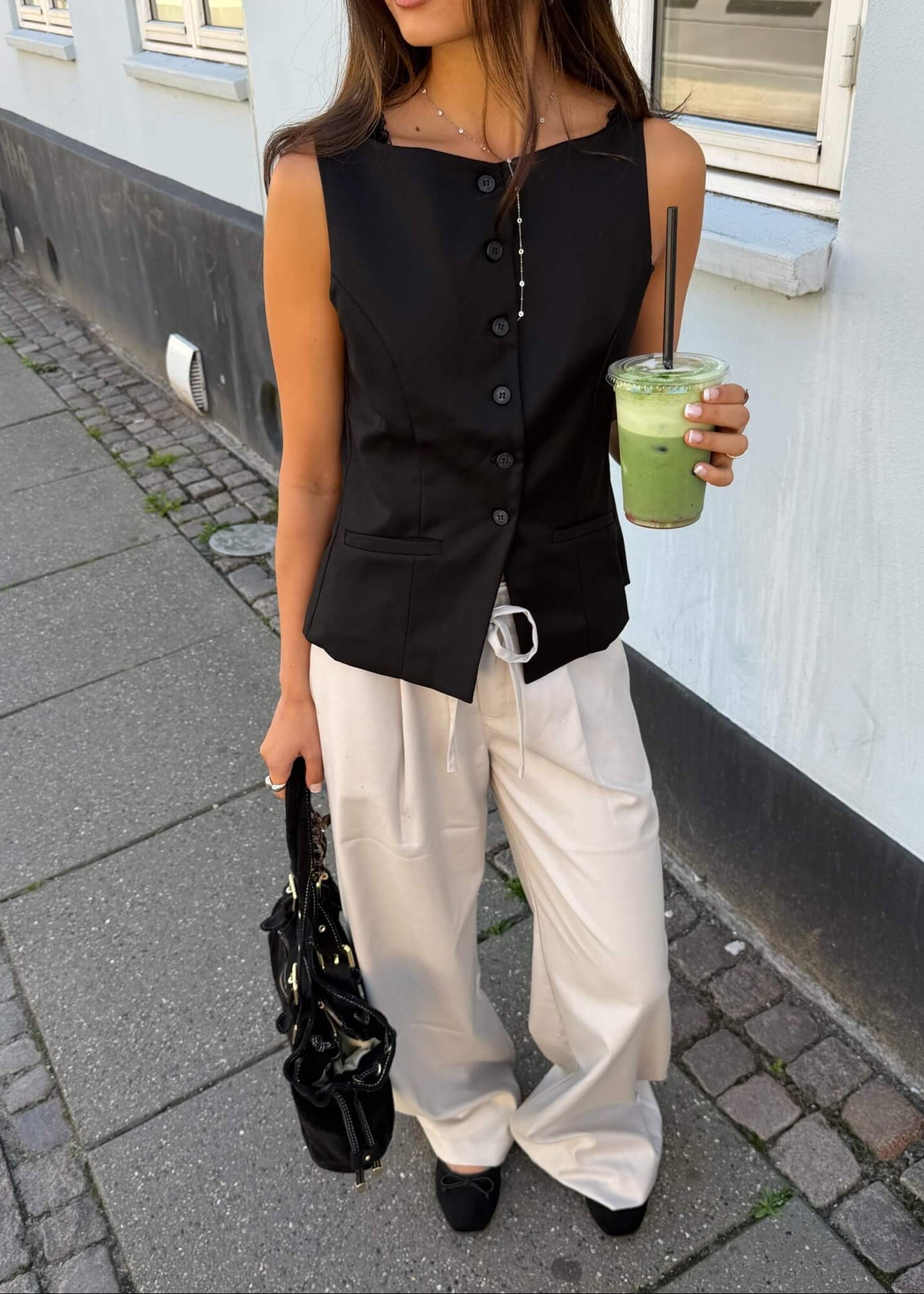 Sira Vest - Sort - ByStenholt.dk