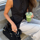 Sira Vest - Sort - ByStenholt.dk