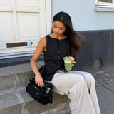 Sira Vest - Sort - ByStenholt.dk