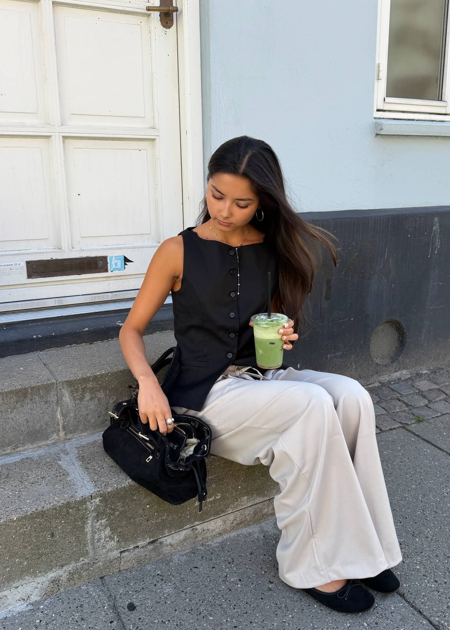 Sira Vest - Sort - ByStenholt.dk