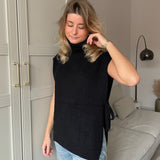 Sofia T-Shirt Strik - Sort - ByStenholt.dk