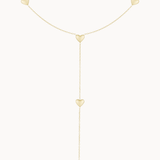 Sofie Hjerte Halskæde - Guldbelagt - ByStenholt.dk