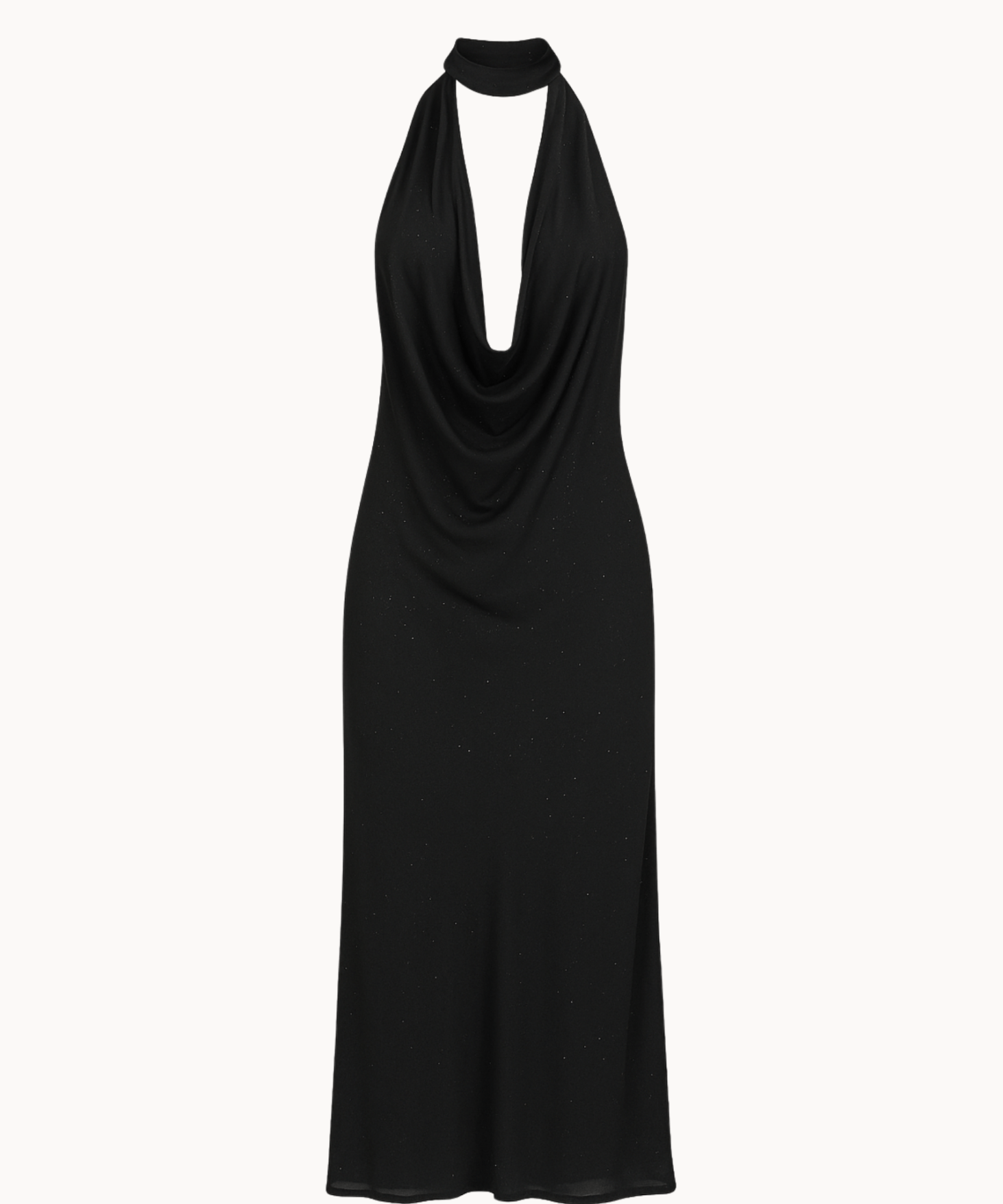 Soleil Glimmer Maxi Kjole - Sort - ByStenholt.dk