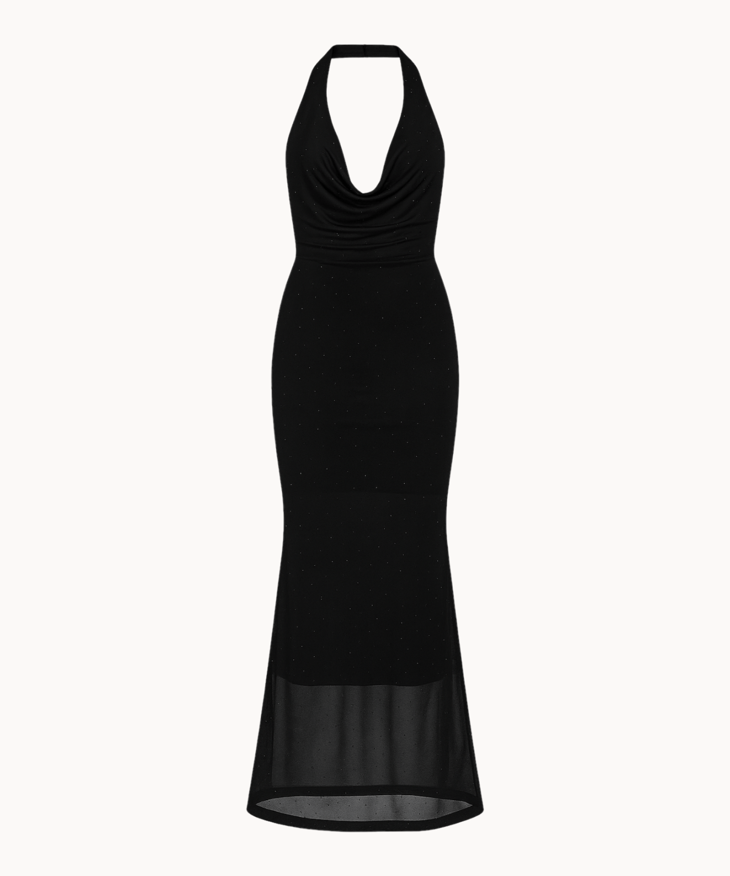 Soleil Glimmer Maxi Kjole - Sort - ByStenholt.dk